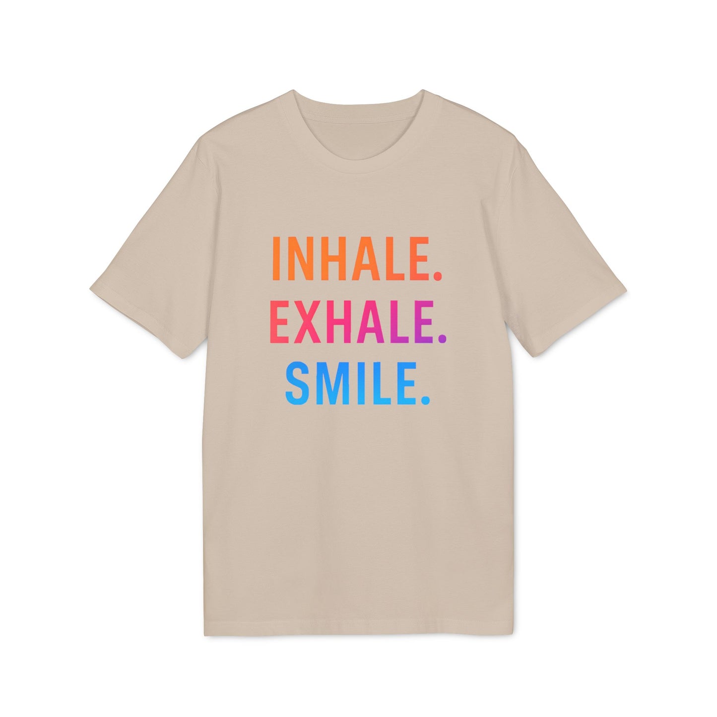 Inhale Exhale Smile Organic Cotton Mindfulness T-Shirt
