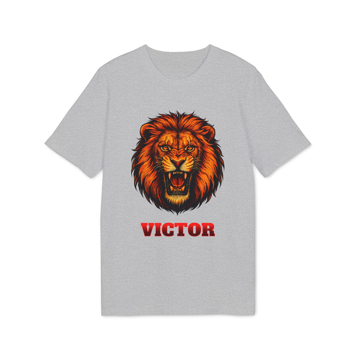 Personalized Lion Attack T-shirt Marcial Arts Design 100% Organic Cotton