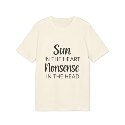 Organic Tee Sun in the Heart Nonsense in the Head