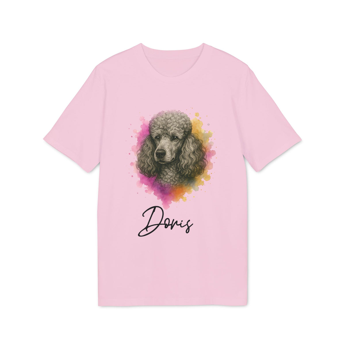 Poodle 100% Organic Cotton Dog T-Shirt Personalized
