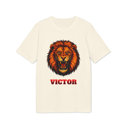 Personalized Lion Attack T-shirt Marcial Arts Design 100% Organic Cotton