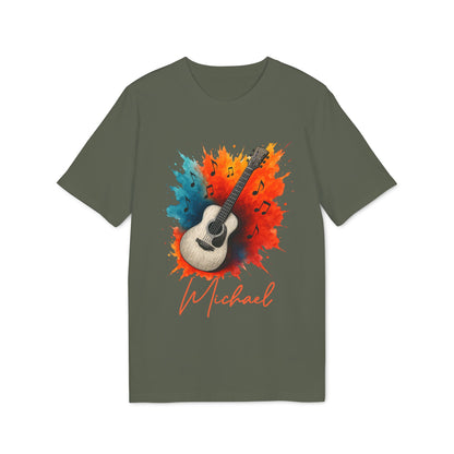 Guitarr T-shirt Organic Cotton for Men Personalized
