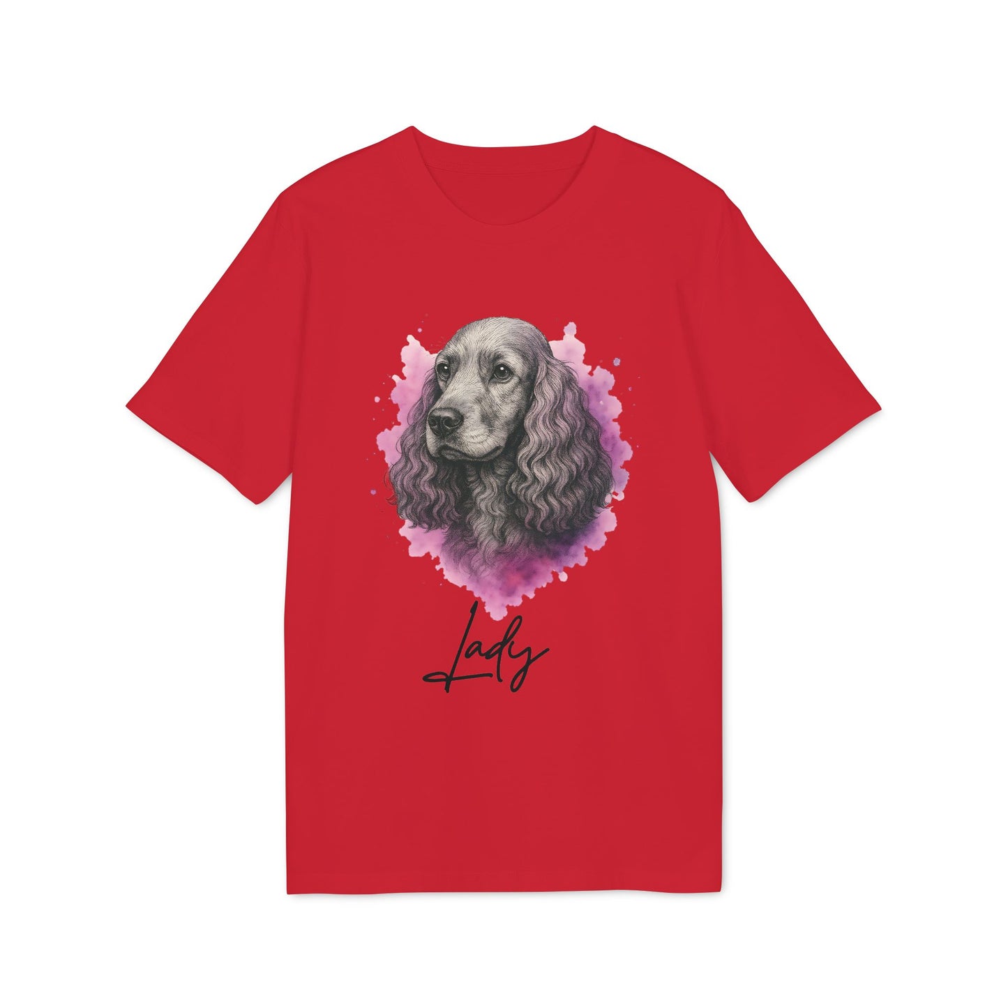 Cocker Spaniel 100% Organic Cotton T-Shirt Personalized