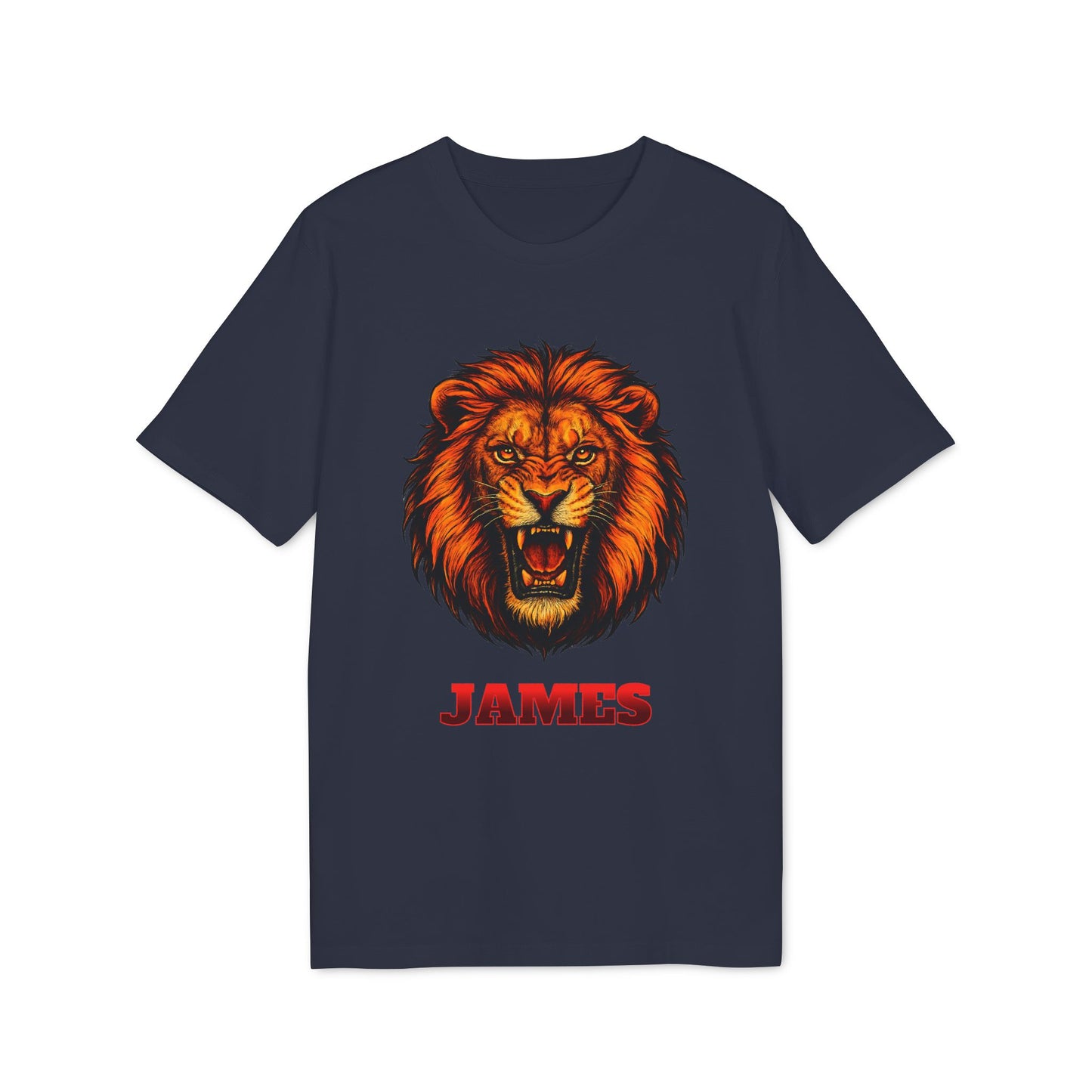 Personalized Lion Attack T-shirt Marcial Arts Design 100% Organic Cotton