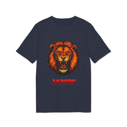 Personalized Lion Attack T-shirt Marcial Arts Design 100% Organic Cotton