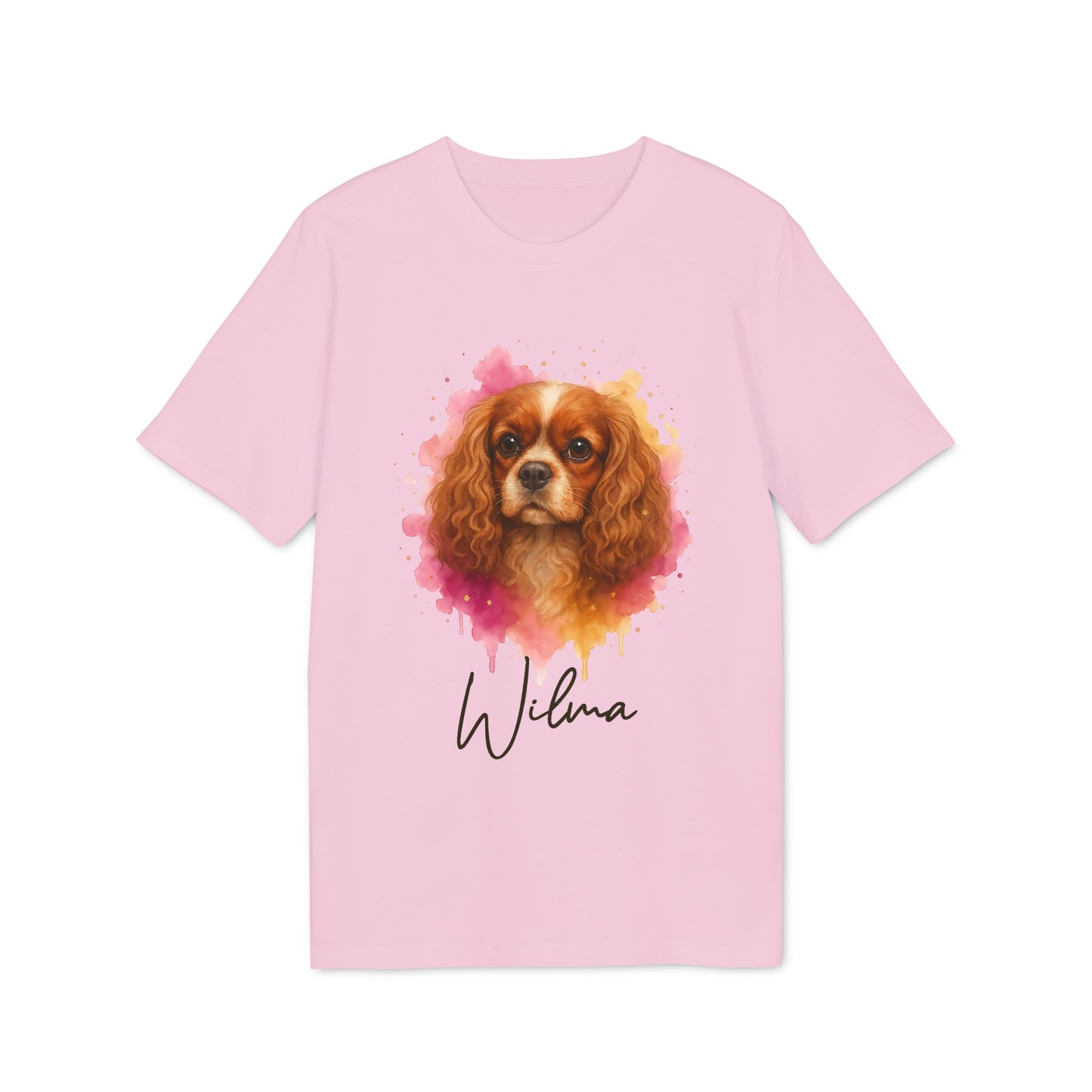 Cavalier King Charles Spaniel 100% Organic Cotton T-Shirt Personalized Dog Tee