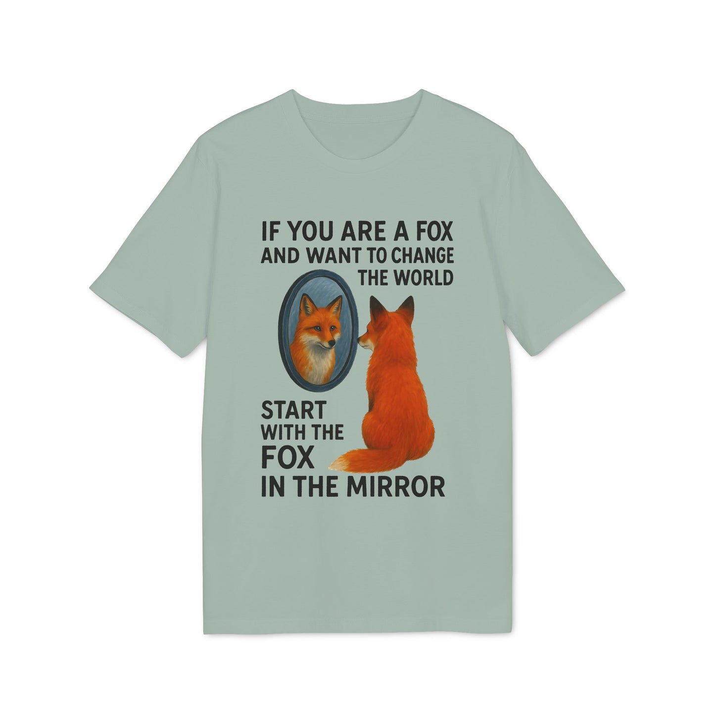 Man In The Mirror T-shirt Organic Cotton Music And Spirituality Design