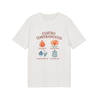 Cuatro Temperamentos Camiseta Waldorf 100% Algodon Organico