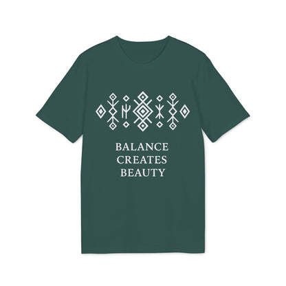 Balance Creates Beauty Organic Cotton T-Shirt Eco Mystic Origin