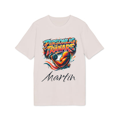 Personal Trainer Organic Cotton T-Shirt Personalized Swedish