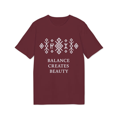 Balance Creates Beauty Organic Cotton T-Shirt Eco Mystic Origin