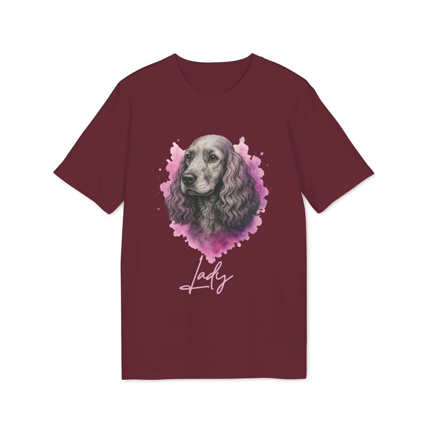 Cocker Spaniel 100% Organic Cotton T-Shirt Personalized