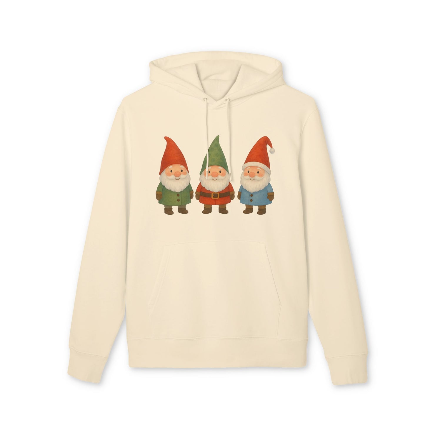 Three Little Gnomes Hoodie 100% Organic Cotton Christmas