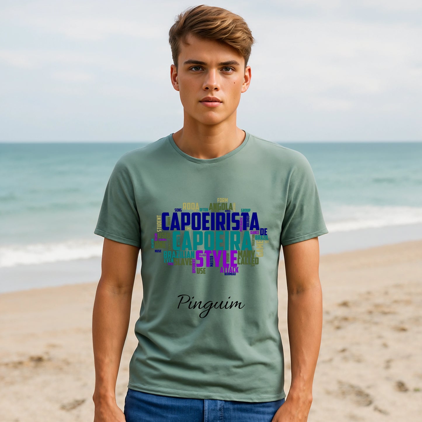 Capoeira Organic Cotton T-Shirt Eco Personalized