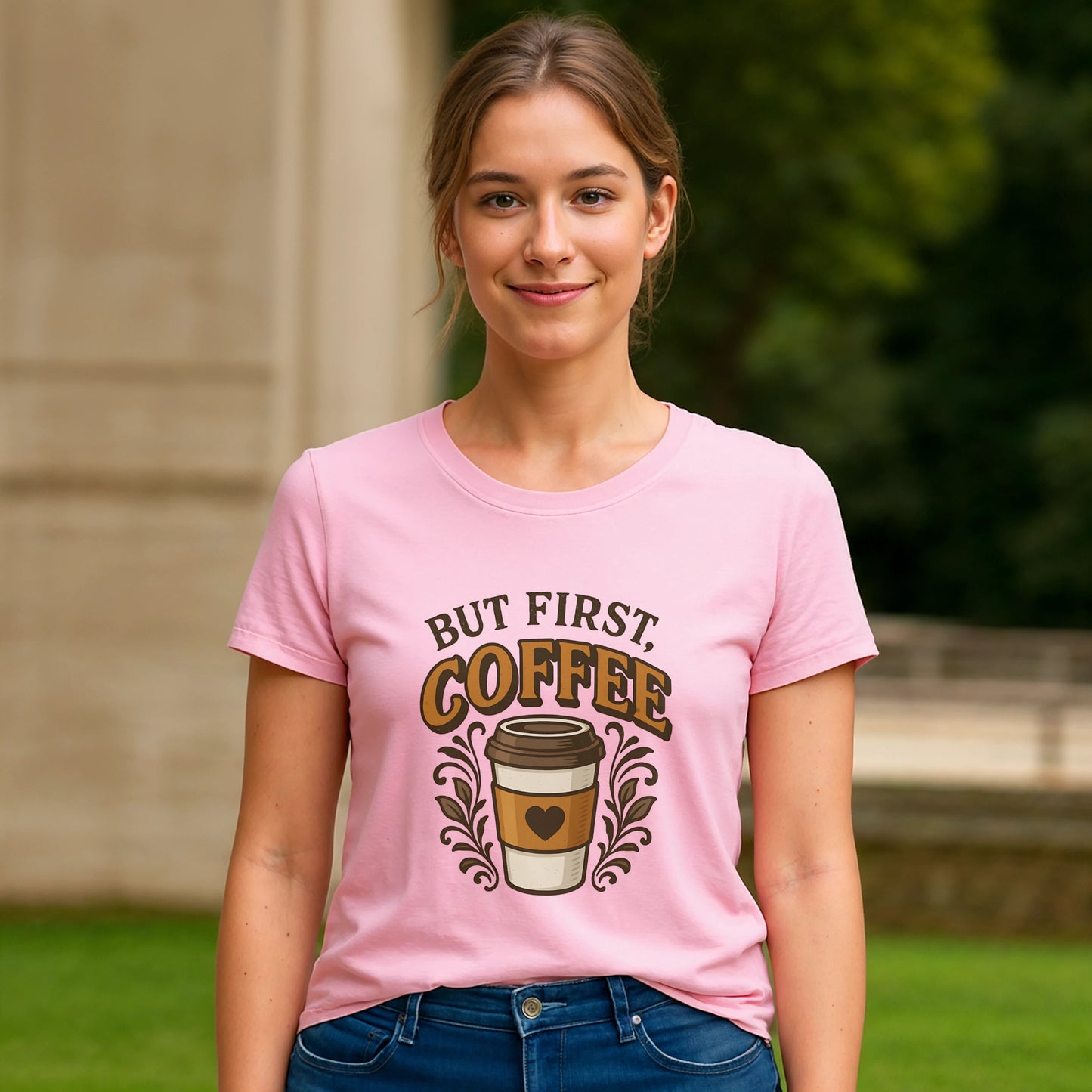 But First Coffee Organic Cotton T-Shirt