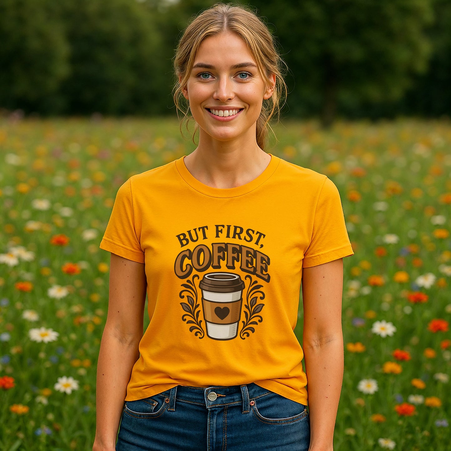 But First Coffee Organic Cotton T-Shirt