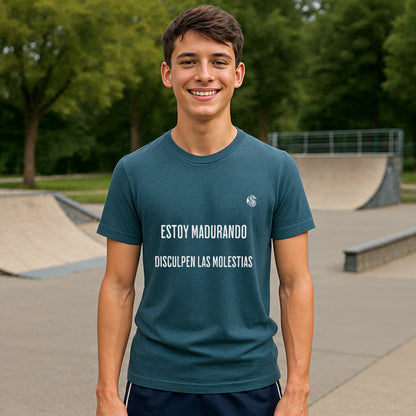 Estoy Madurando 100% Algodón Orgánico Camiseta Adolescente