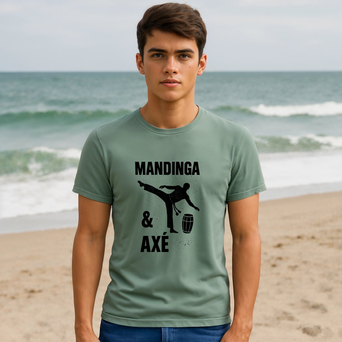 Mandinga y Axe Capoeira Organic Cotton T-Shirt