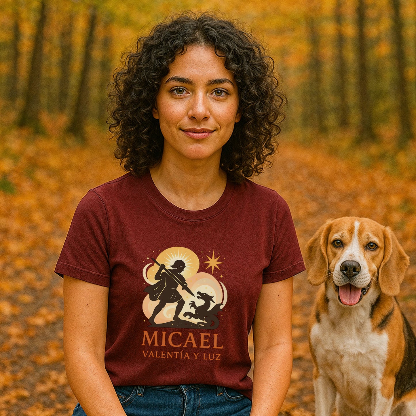 Micael Valentia y Luz Camiseta Orgánica
