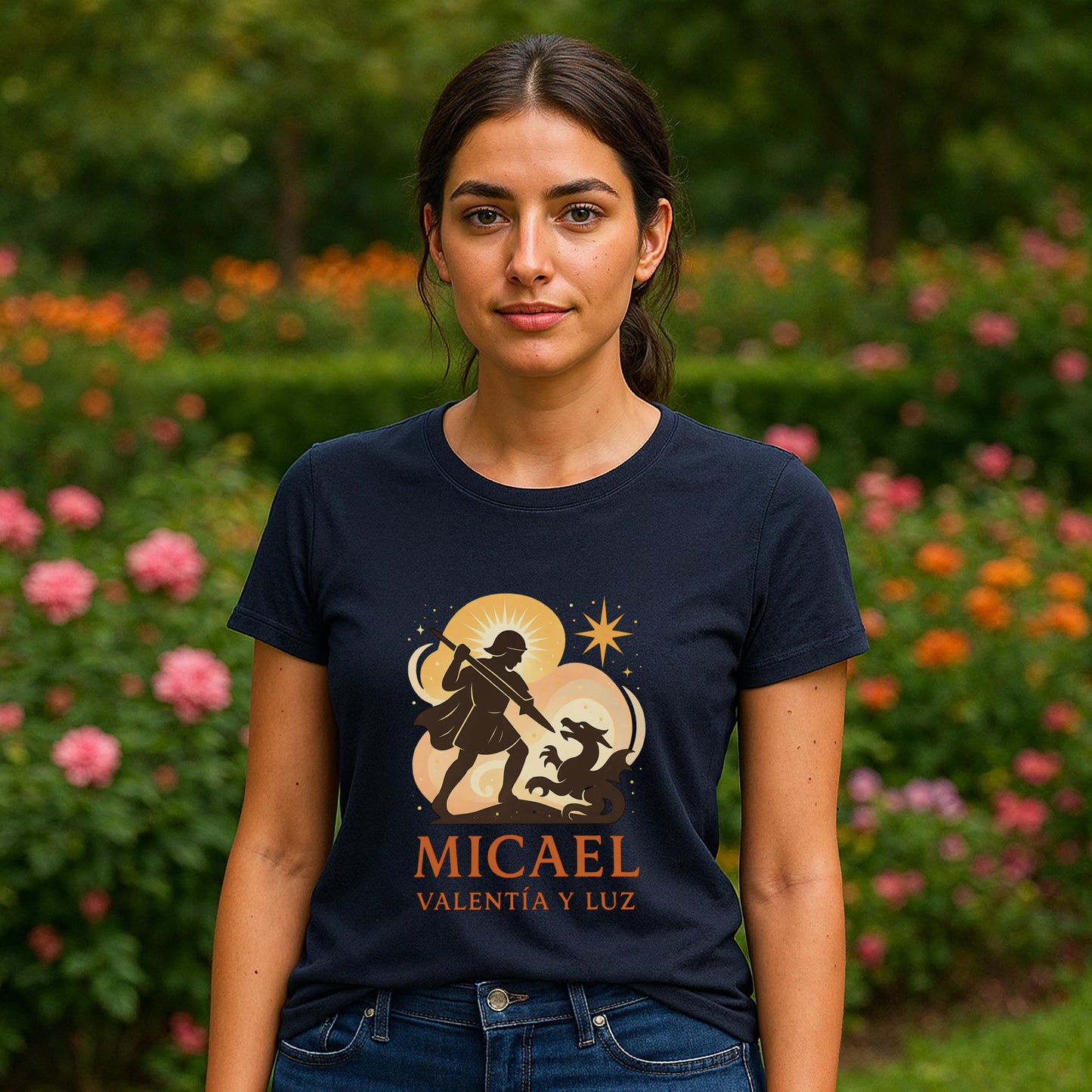 Micael Valentia y Luz Camiseta Orgánica