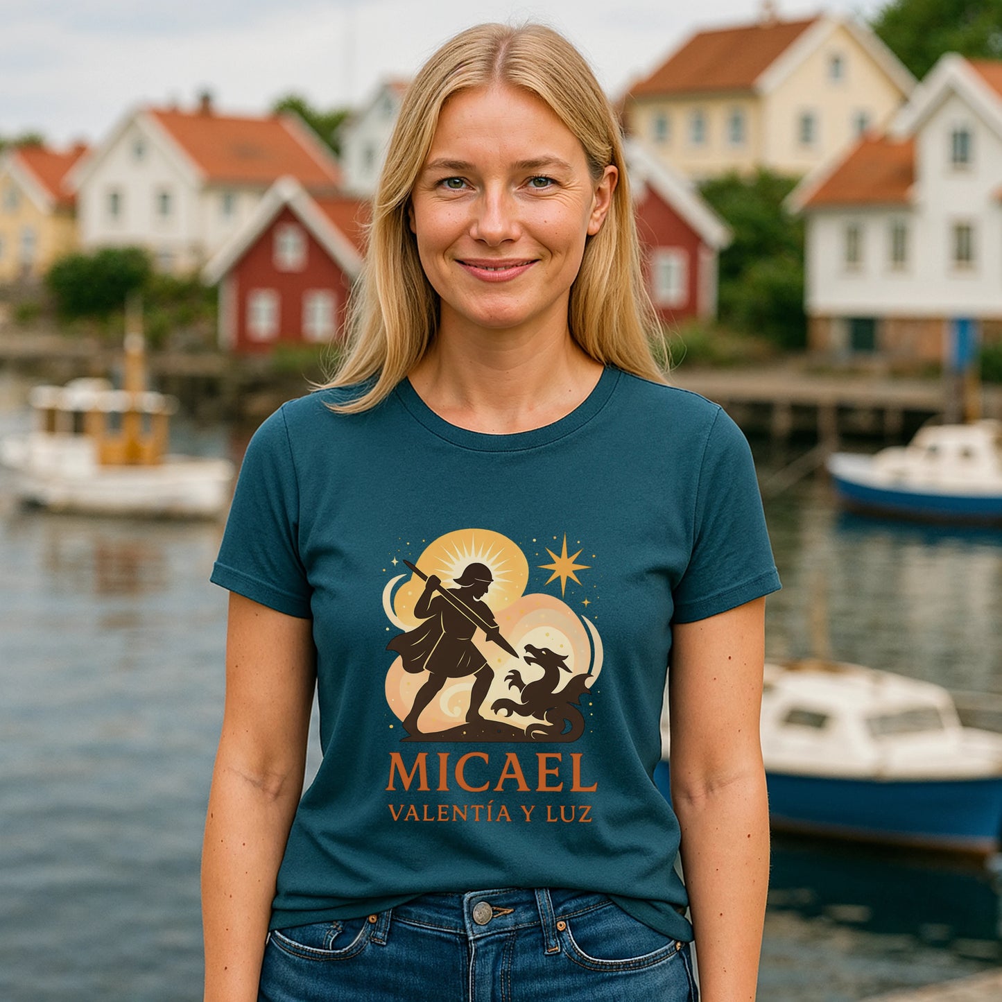 Micael Valentia y Luz Camiseta Orgánica