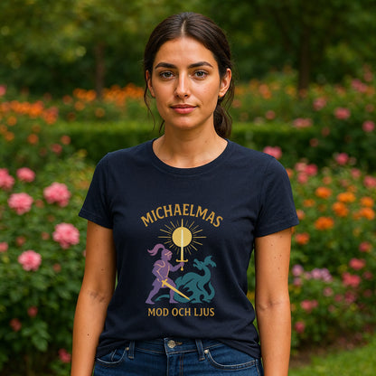 Michaelmas Mod och Ljus Ekologisk T-shirt