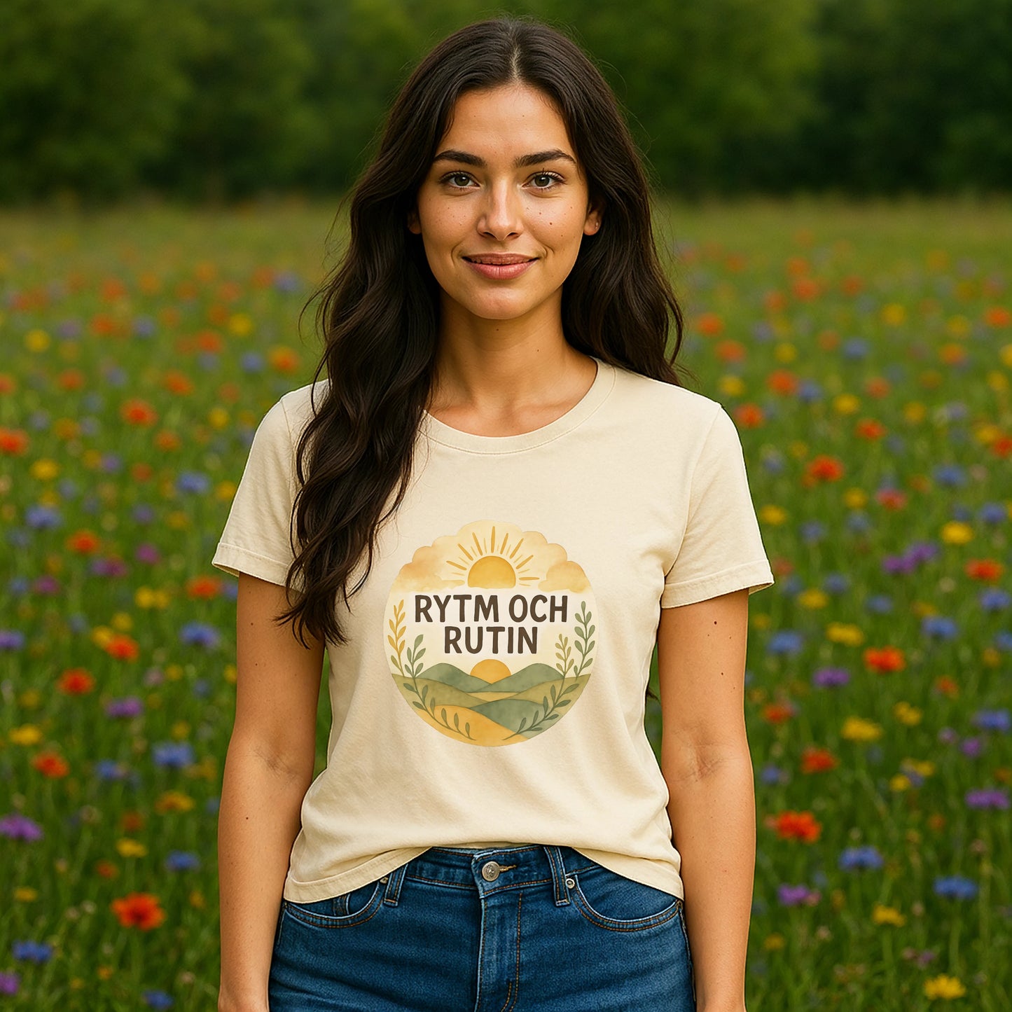 Rytm och Rutin Ekologisk bomulls T-Shirt