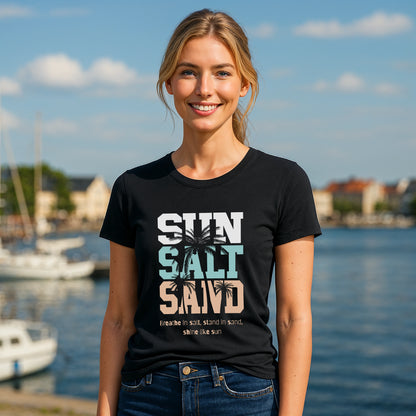 Sun Salt Sand Organic T-Shirt 100% Cotton
