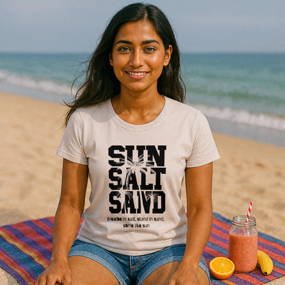 Sun Salt Sand Organic T-Shirt 100% Cotton