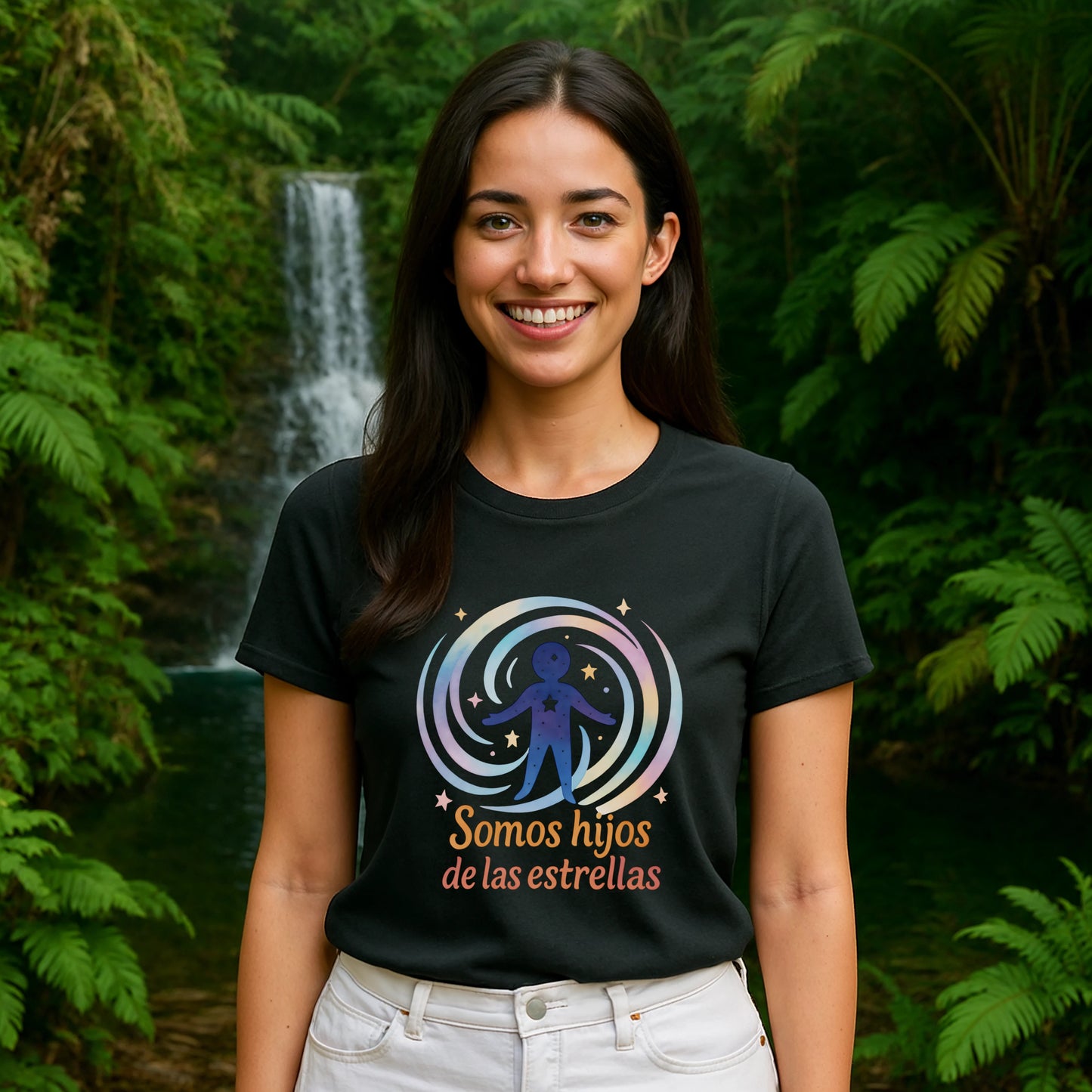 Somos Hijos de las Estrellas Camiseta Organica