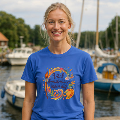 Väck konstnären inom dig ekologisk Waldorf T-shirt