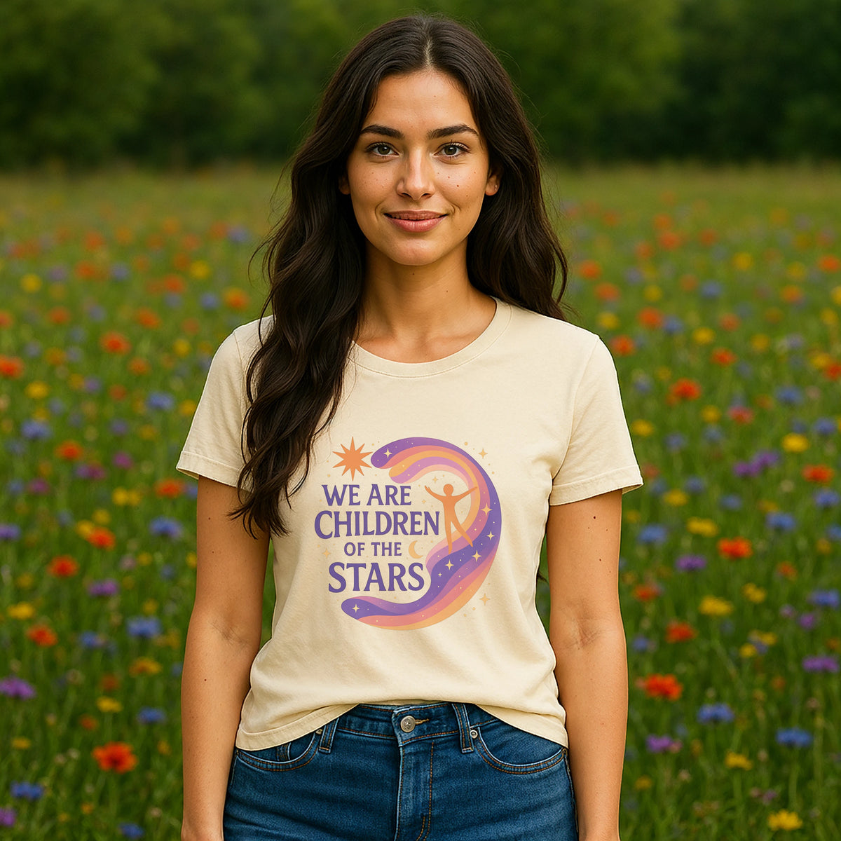 We are Children of the Stars Organic Cotton T-Shirt