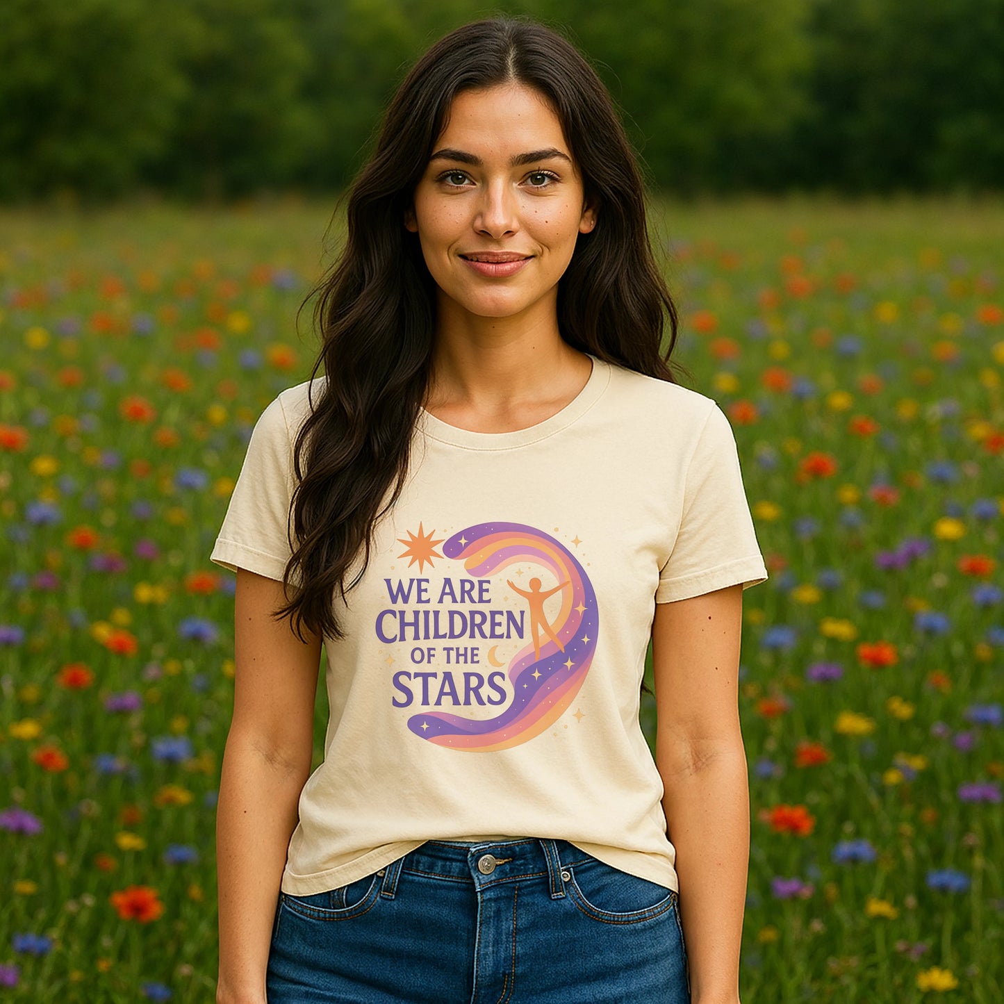 We are Children of the Stars Organic Cotton T-Shirt
