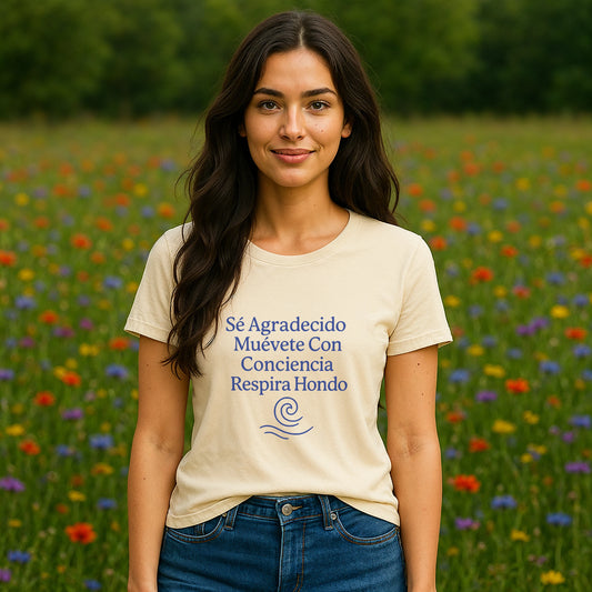 Yoga Camiseta Orgánica de Algodón