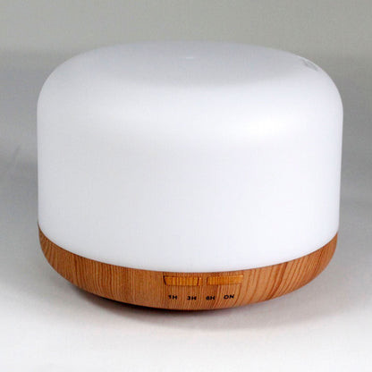 Alt-Tag: Aarhus Atomiser – Classic Pod – USB – Farbwechsel – Timer Öl-Diffusor mit Basis in Holzoptik und Timer