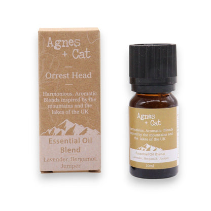 Lavender & Bergamot Essential Oil Set – 3 x 10ML Agnes + Cat essential oil blend 10ml bottle with Orrest Head box