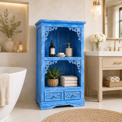Albasia Bathroom Cabinet – Bluewash