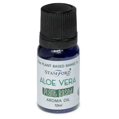 Alt Tag: Aloe Vera Aroma Oil – 60 ML Plant-Based botella de aroma oil plant-based con etiqueta Aloe Vera