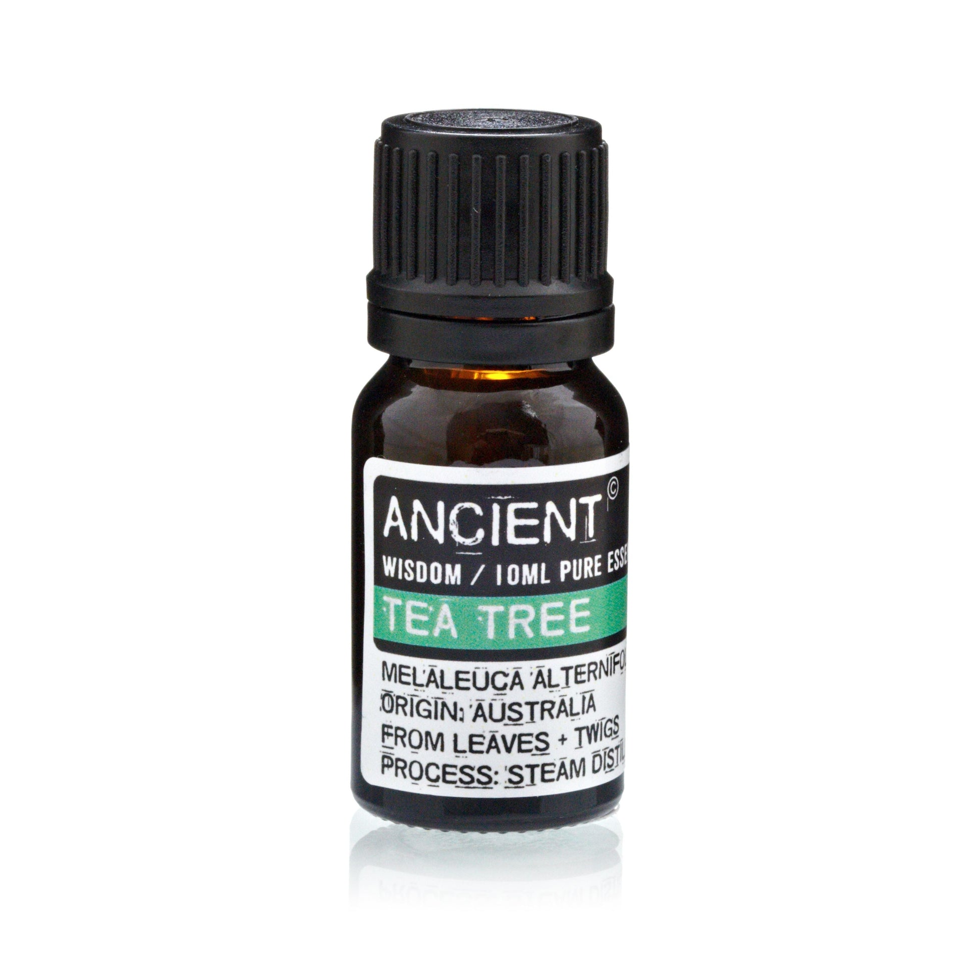 Alt-tagg: Set med eteriska oljor av lavendel, tea tree & rosmarin – 10 ml vardera tea tree-eterisk olja 10 ml flaska med svart kork