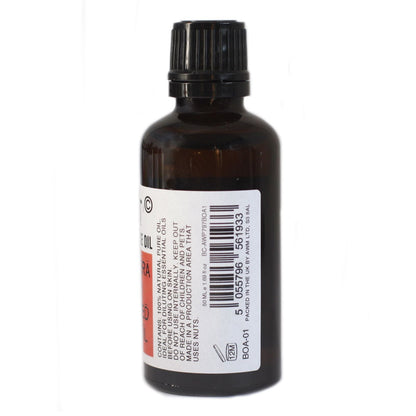 Apricot Kernel Base Oil – 50ML cold pressed base oil bottle, 50 ml amber glass with black cap