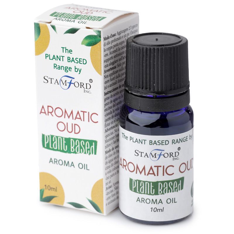 Alt-Tag: Aromatic Oud pflanzenbasiertes Duftöl – 44 G, Flakon mit aromatischem, pflanzenbasiertem Aromatic Oud Öl mit Schachtel, 10 ml, Stamford