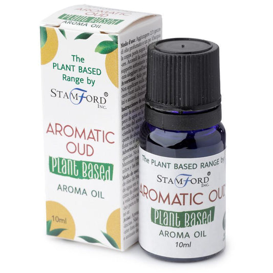 Alt-Tag: Aromatic Oud pflanzenbasiertes Duftöl – 44 G, Flakon mit aromatischem, pflanzenbasiertem Aromatic Oud Öl mit Schachtel, 10 ml, Stamford