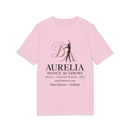 Föreningar Företag Välj Er Logga. T Shirts I Sponsra Saga Village. Premium Unisex T-Shirt rosa t-shirt med Aurelia Dance Academy logga
