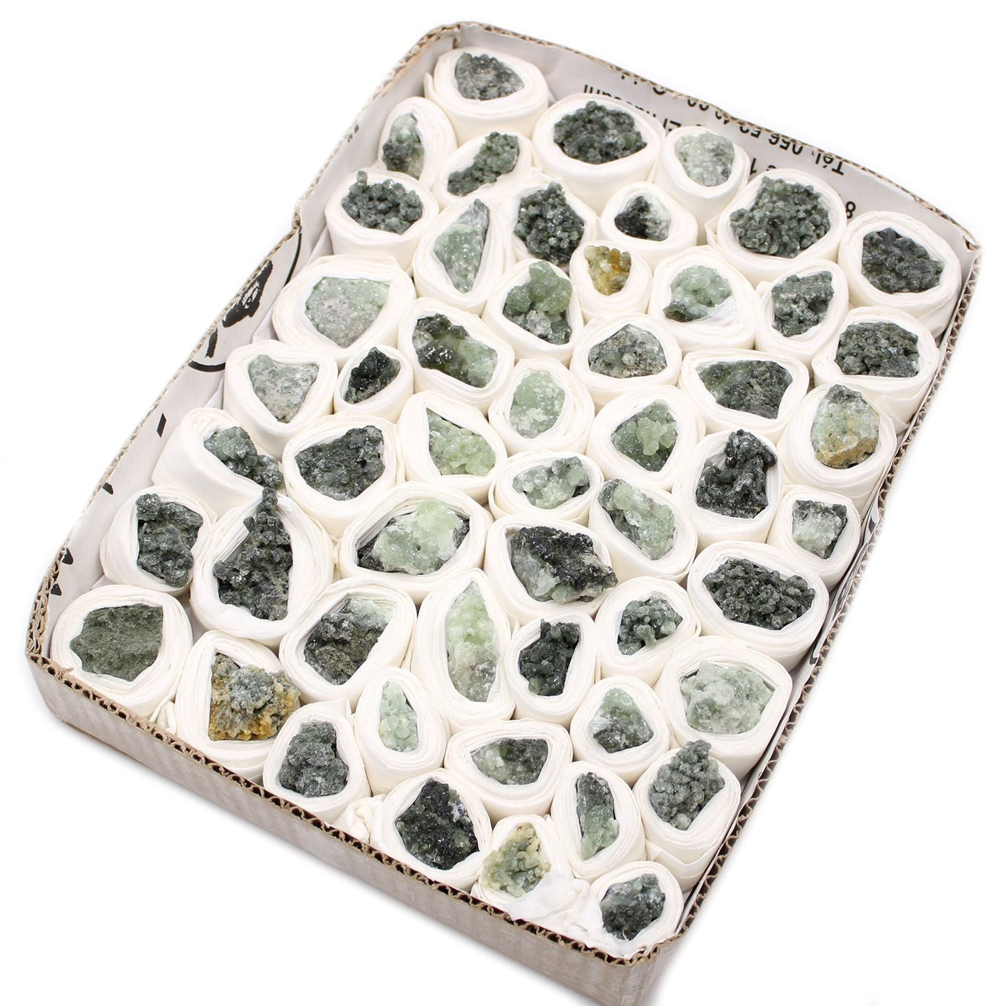 Prehnite Mineral Specimens – Approx. 100 Pieces