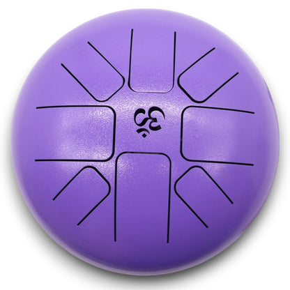 Med Steel Tongue Happy Drum – Om Violet – 22 × 16 CM