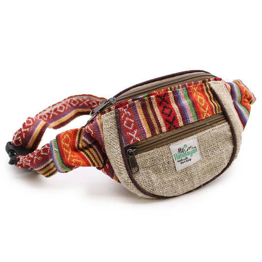 Natural Hemp & Cotton Bum Bag – Random Design