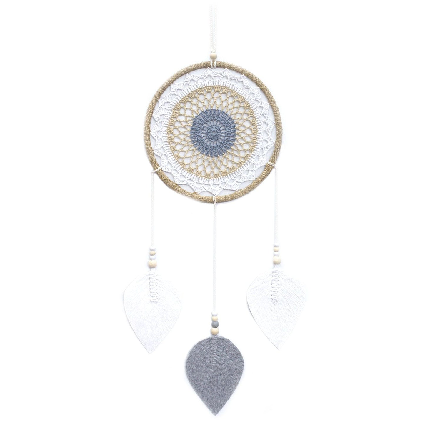 Seagrass & Cotton Dream Catcher – Large Brown