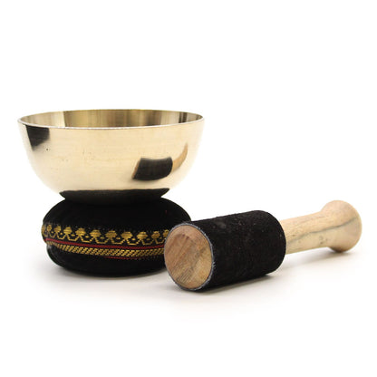 Brass Singing Bowl Gift Set – 9 CM