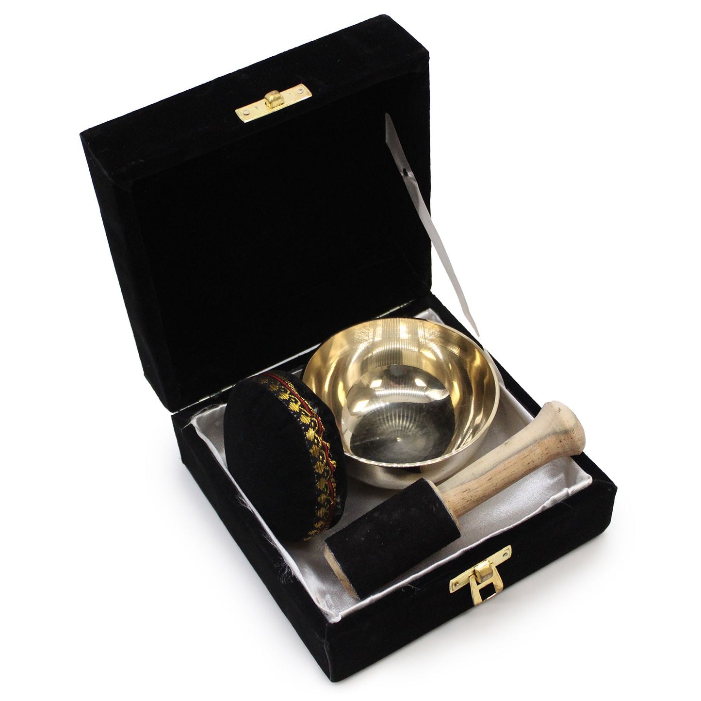 Brass Singing Bowl Gift Set – 9 CM