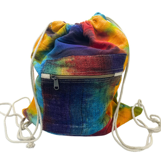 Tiedye Hemp String Bag All Natural